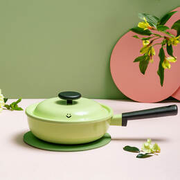 Chảo Decore + Nắp 22cm - Ygrn - Vn - 8 - LocknLock -  LDE1227IH